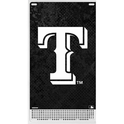 MLB Texas Rangers Jays Dark Wash Xbox Series S Console Skin